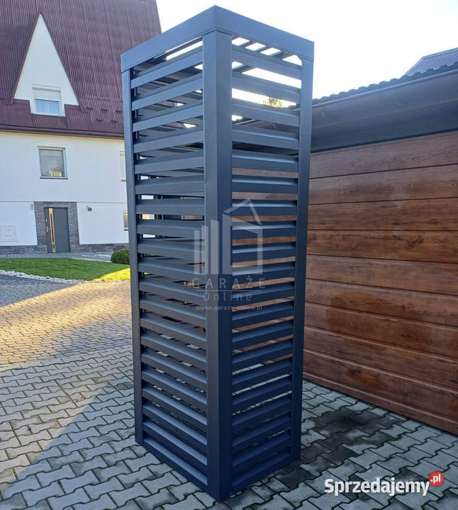 Osłona pompy ciepła 70x50x200 antracyt Zabudowa Mysłowice