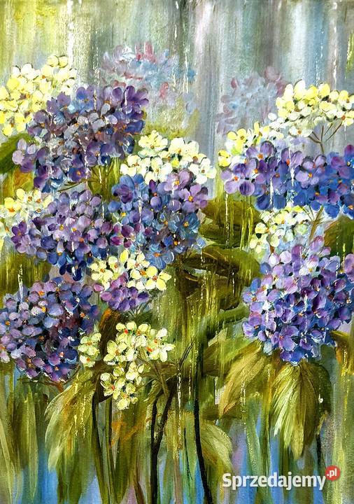 Ogród światła obraz olejny 30x40 Warszawa