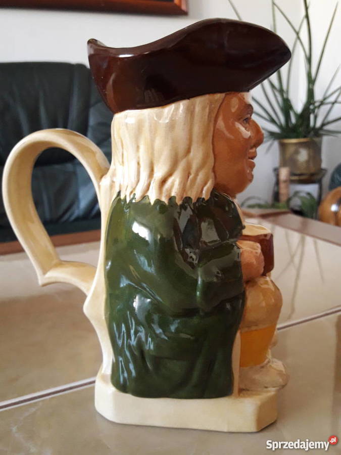 Kufel kolekcjonerski TOBY by WOOD SONS Anglia Porcelana i szkło Janów Lubelski