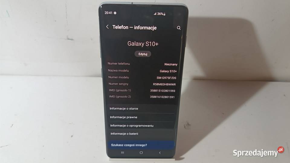 Smartfon SAMSUNG Galaxy S10 8128GB Katowice
