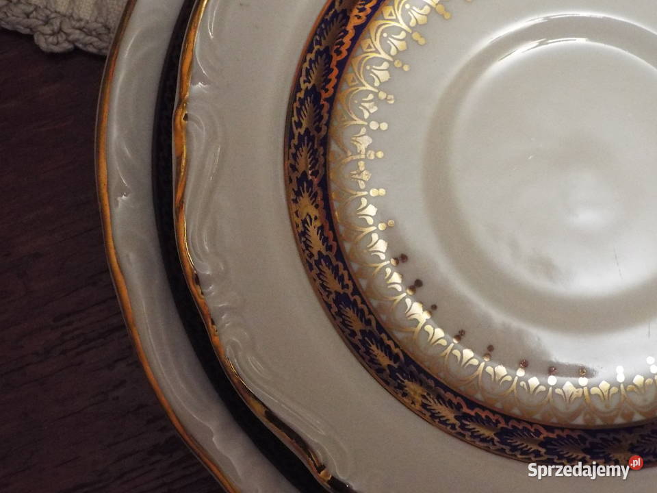 Serwis do kawyherbaty kompletny 12 os porcelana śląskie Będzin sprzedam