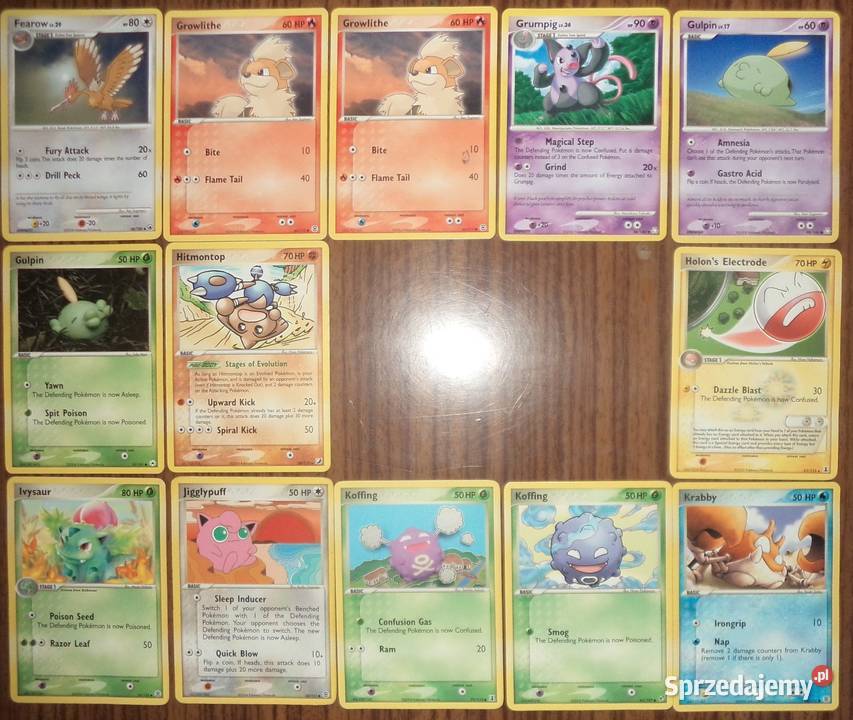 85x Pokemon trading cards game 2004 200508 Rzeszów