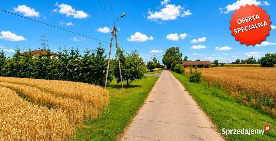 działka budowlana 7 minut centrum Pruszcza