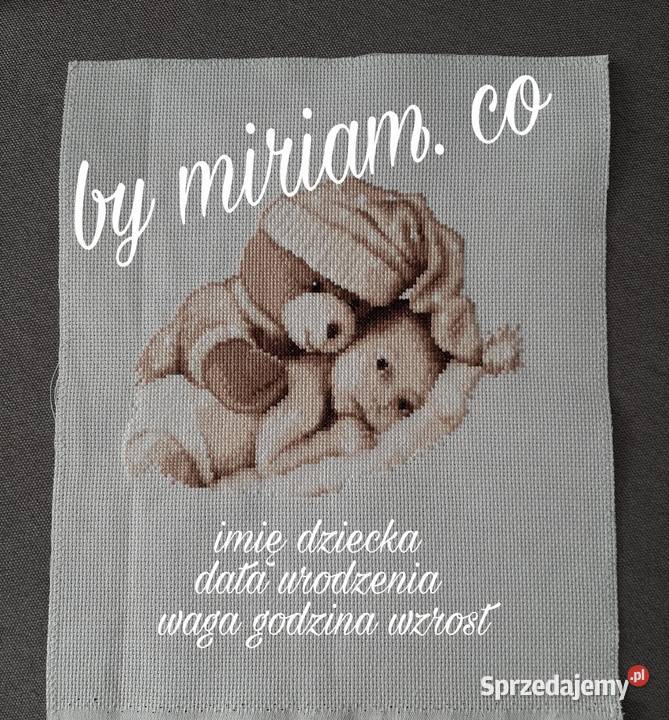 Obrazek metryczka haft Czerwionka-Leszczyny