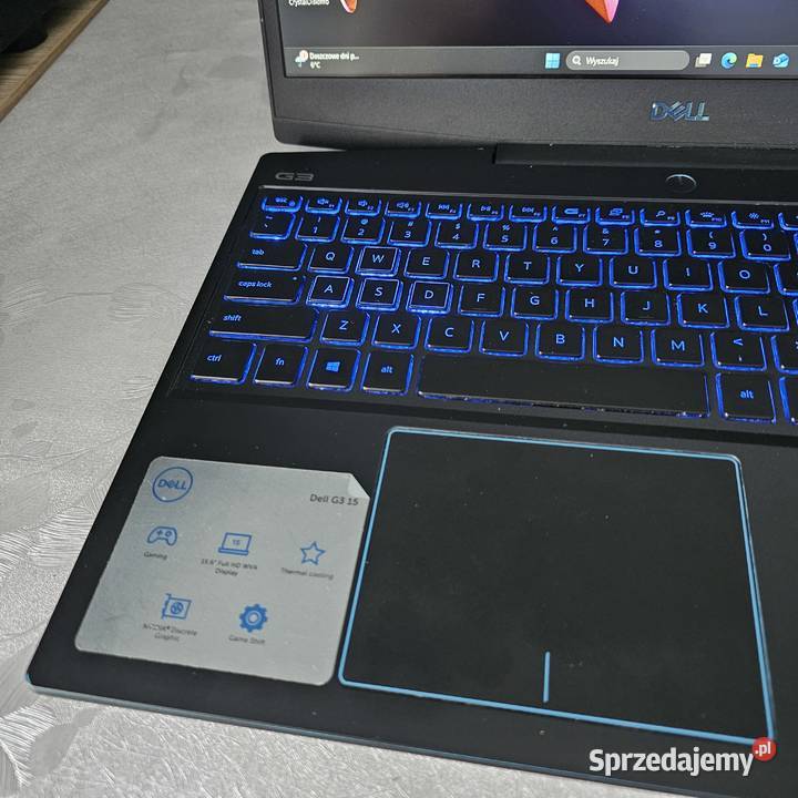 Laptop Dell Intel i5 10300H 120Hz 1650TI 16GB Liczba rdzeni procesora 4 Jasło