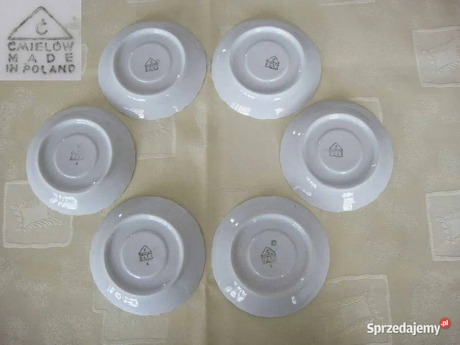 porcelana vintage talerzyk spodek salaterka biały Kielce