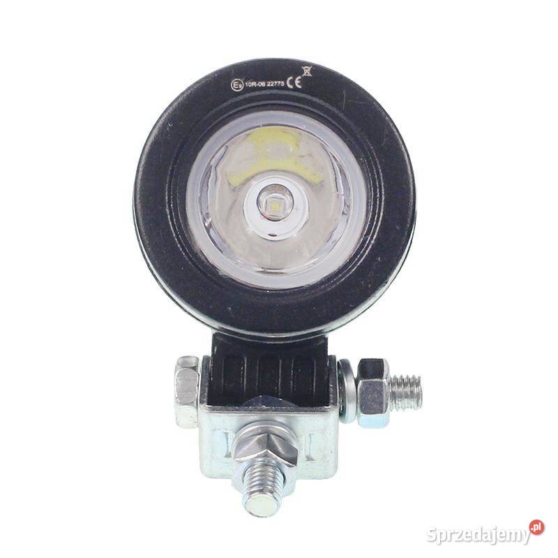 LAMPA ROBOCZA LEDOWA OKRĄGŁA 1 LED MOCNA 936V Części samochodowe