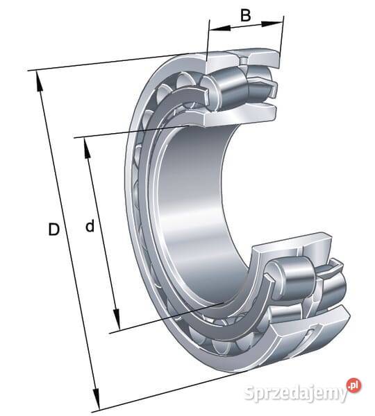 Łożysko baryłkowe samonastawne 55x100x25mm Do maszyn uprawowych Kamionna