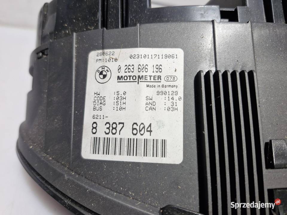 BMW E46 LICZNIK ZEGARY EUROPA ORYGINAŁ 8387604 osobowe sprzedam