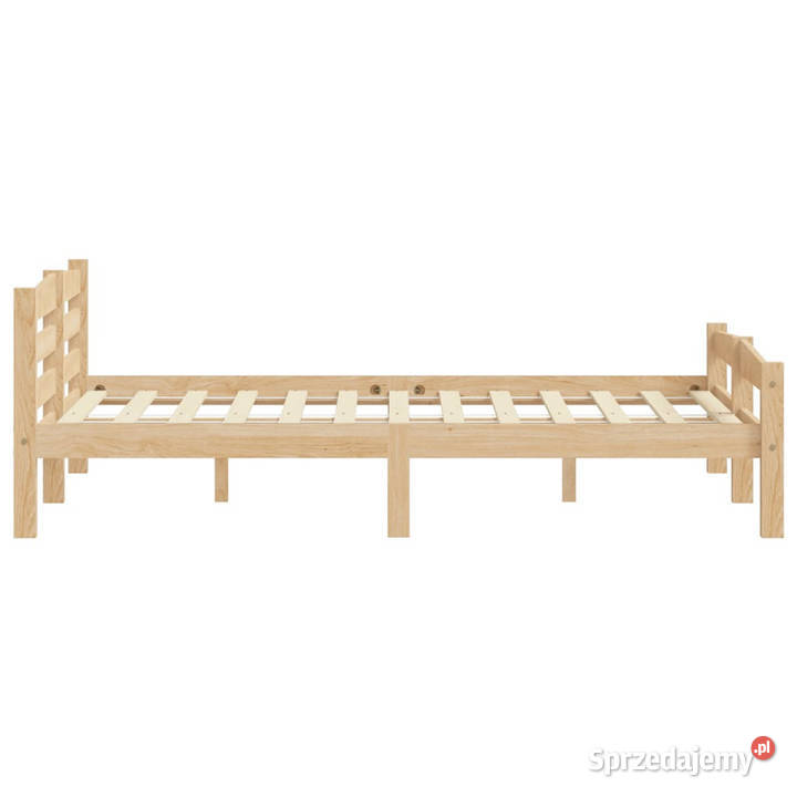 Rama łóżka z litego drewna sosnowego 200 x 200