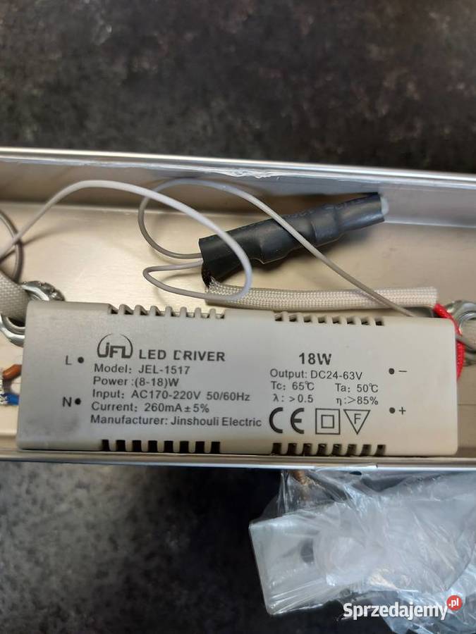 Kinkiet lampa led z kryształkami sprzedam