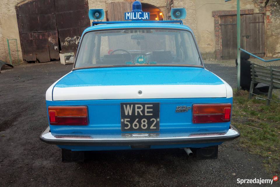 fiat 125 milicja 125p Jawor