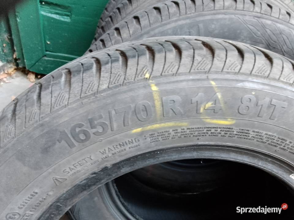 Opony używane 16570 R14 81T 4 sztuki Katowice