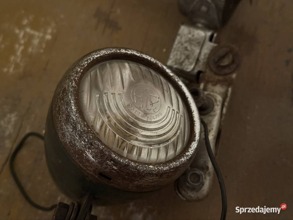 Lampka stary rower HCP made in Poland gnom Zawiercie sprzedam