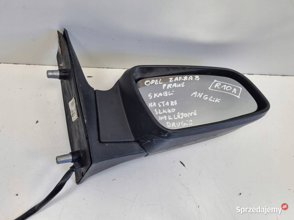 LUSTERKO PRAWE Opel Zafira B PASAŻERA 5 Pin Rudka