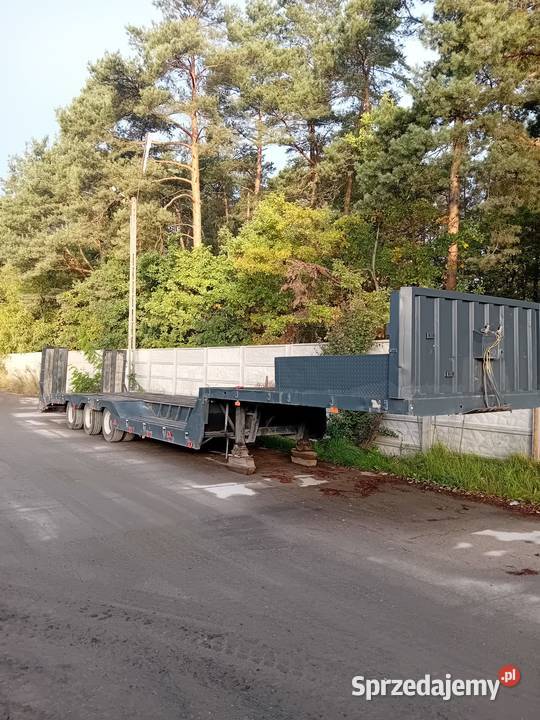 Naczepa niskopodwoziowa trzyosiowa z obniżonym Bełchatów