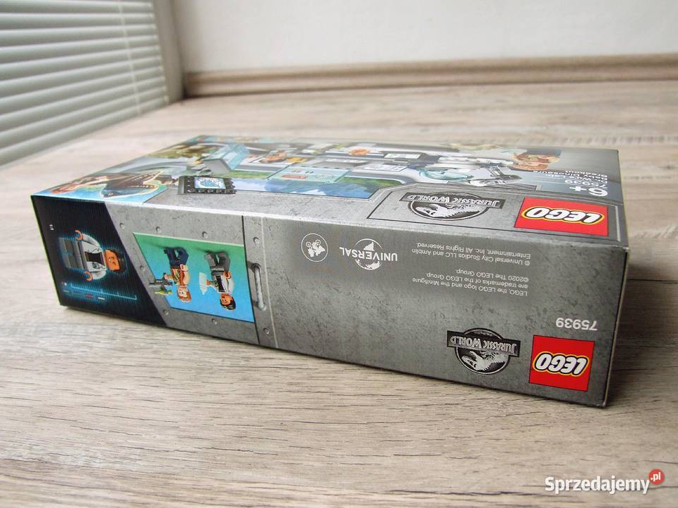 LEGO Jurassic World 75939 Laboratorium dr Wu Klocki Zabawki
