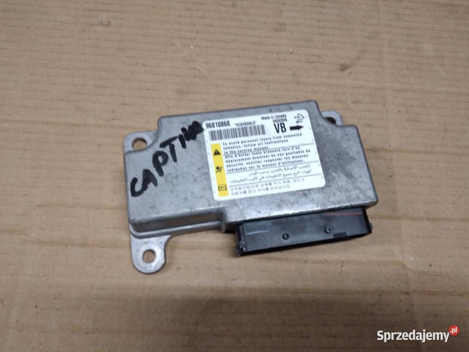 SENSOR MODUŁ AIRBAG CHEVROLET CAPTIVA 96810868 Mietków sprzedam