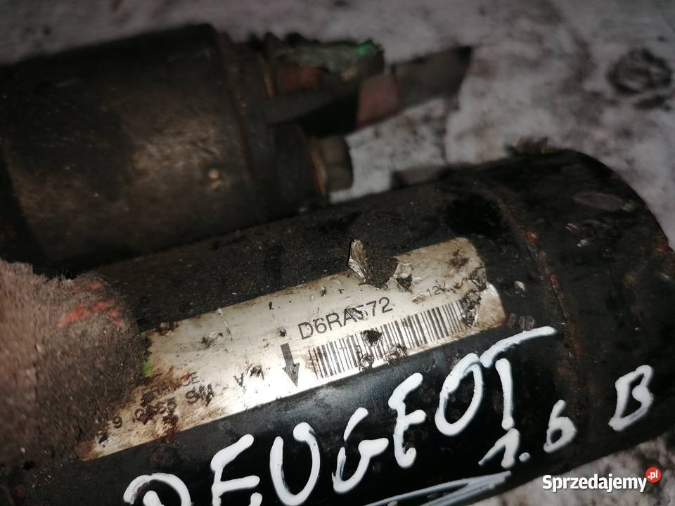 Rozrusznik Peugeot 206 16 Benzyna osobowe Wisznice sprzedam