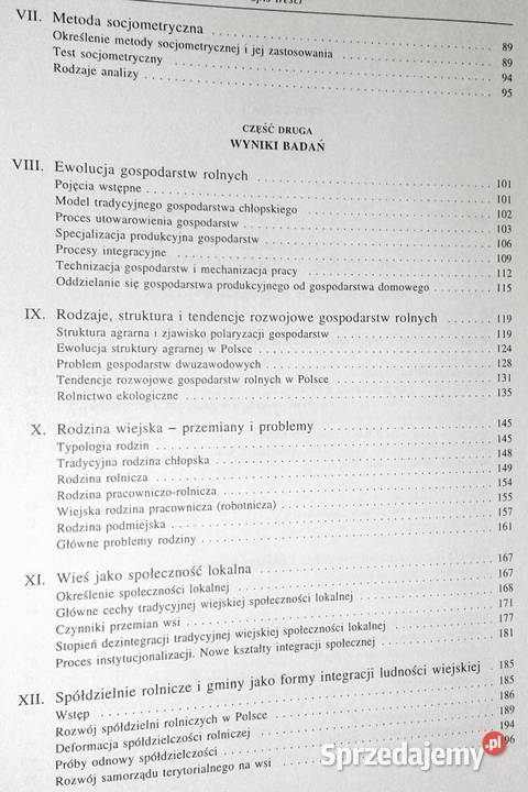 Socjologia wsi i rolnictwa Jan Turowski