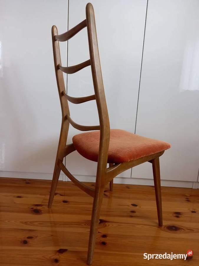 Niemieckie krzesła tekowe habeo vintage lata 60 Rawicz