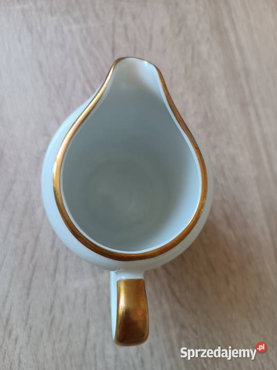 Porcelanowy złocony mlecznik Arzberg Gorlice