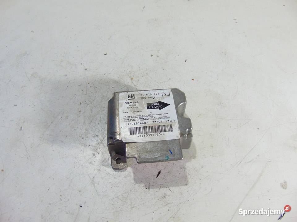 SENSOR AIR BAG AIRBAG VECTRA B 24416701 5WK42975 wielkopolskie sprzedam