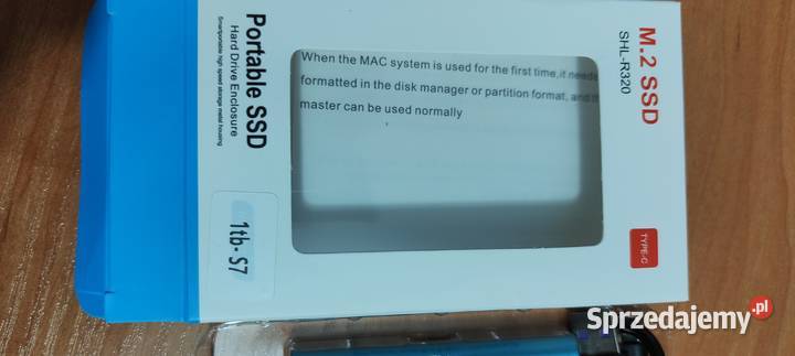 Dysk Zewnętrzny SSD1T Nie używany Okazja Dyski Kielce