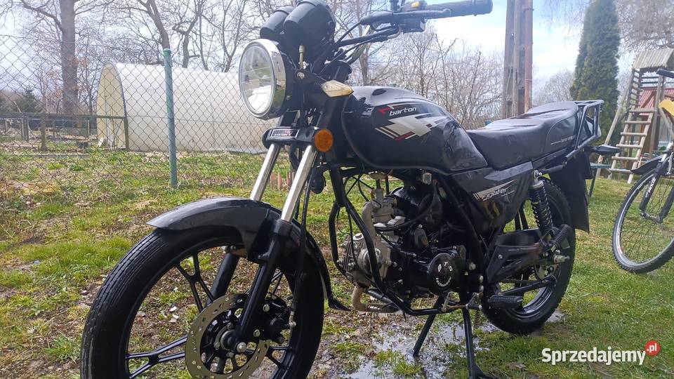 Motorower Barton fighter 2415km warmińsko-mazurskie