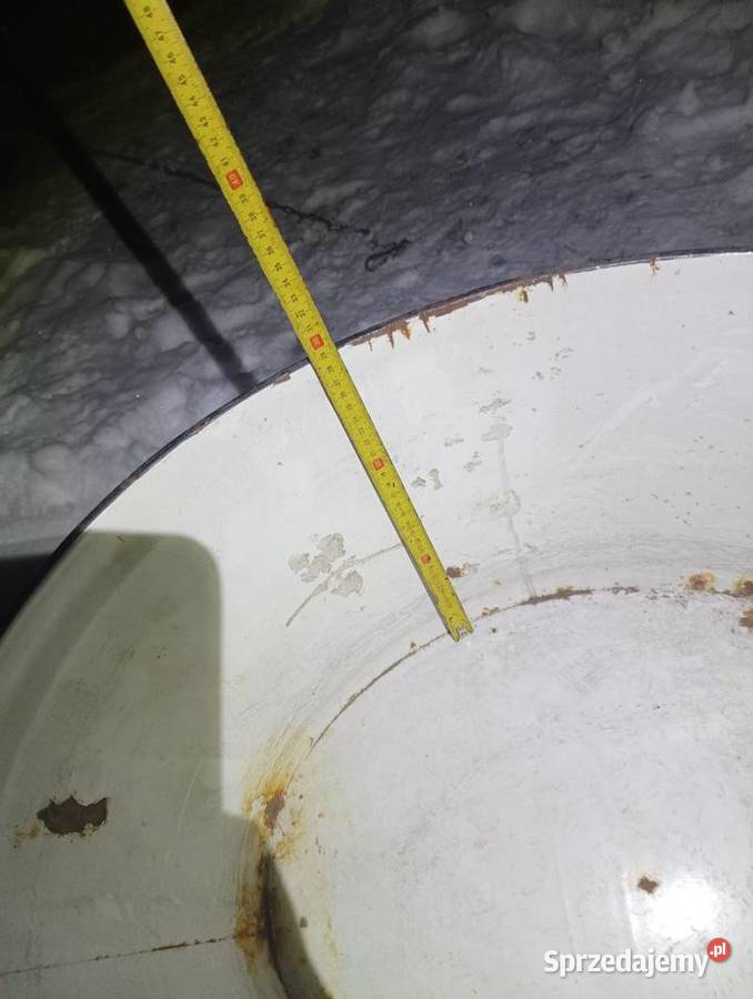 Wanienka emaliowana PRL niebieska Chełmno