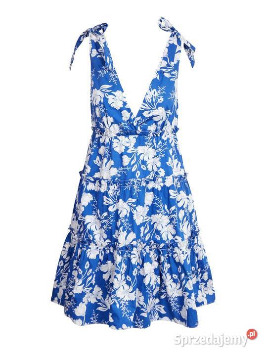 Nowa sukienka w kwiaty niebieska Orsay Rozmiar 38(M)