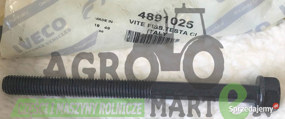 4891025 6901083 ŚRUBA GŁOWICY M12x150 DŁUGA CNH nieuszkodzony Wichrów