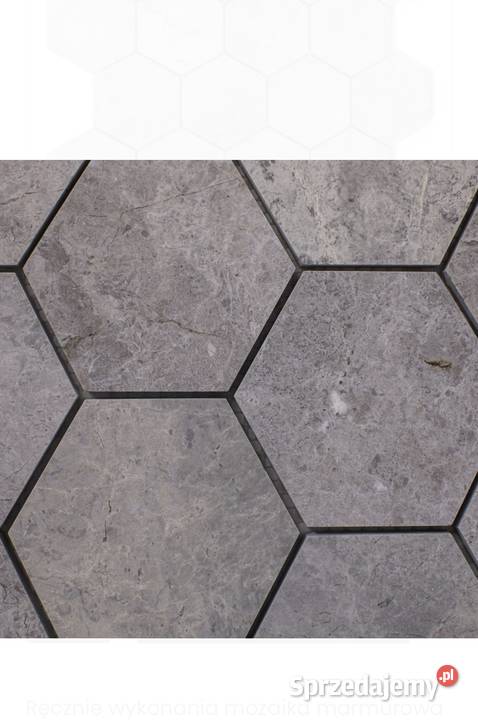 Mozaika TUNDRA GREY HEXAGON MARMUR Warszawa