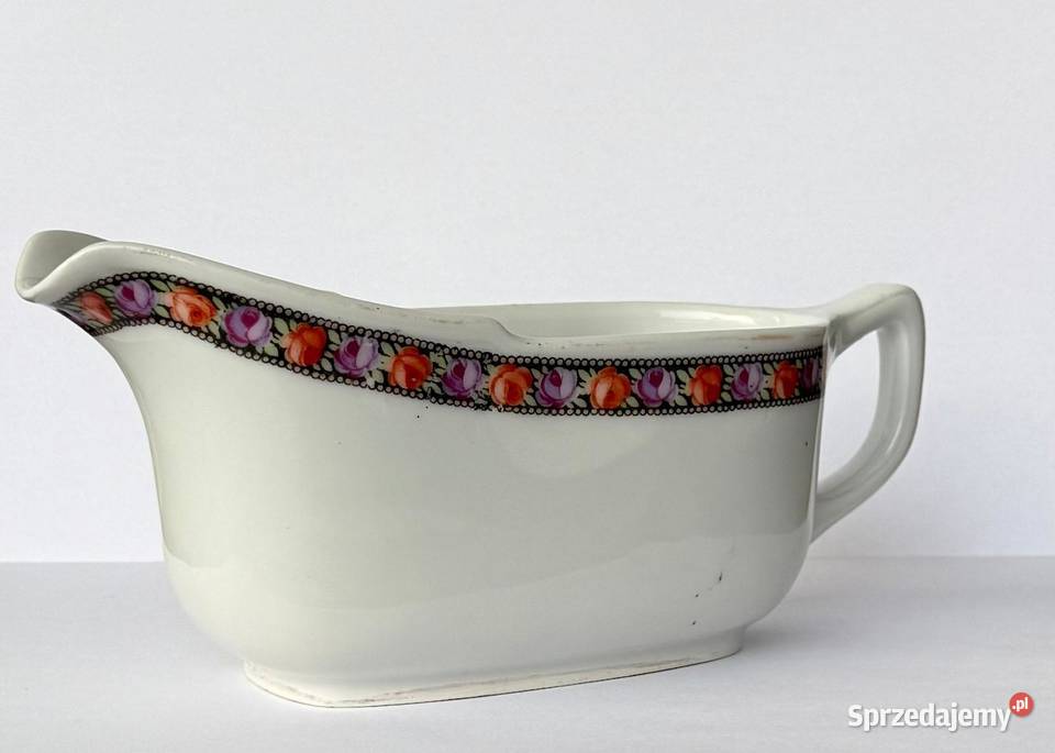 Przedwojenna sosjerka porcelanowa z motywem róż Kraków sprzedam