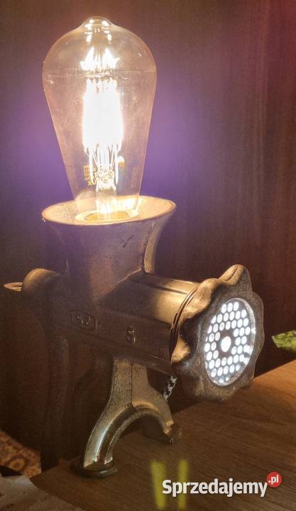 Lampy z maszynek do mielenia mięsa Loft vintage Dom i Ogród Czechowice-Dziedzice sprzedam