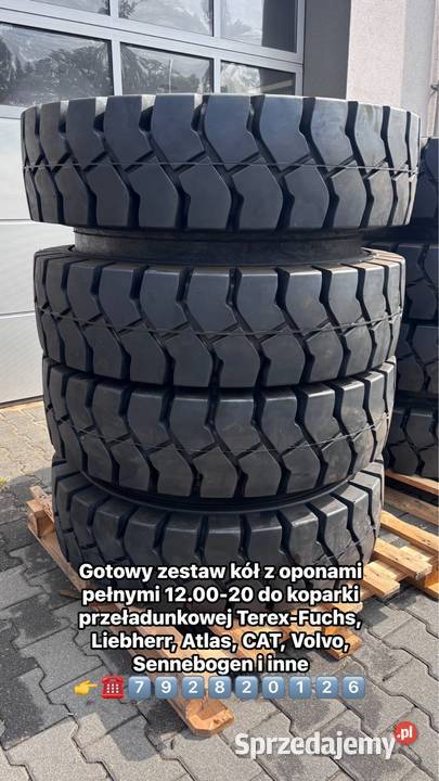 Opony pełne 120020 zestaw kół do koparki Częstochowa