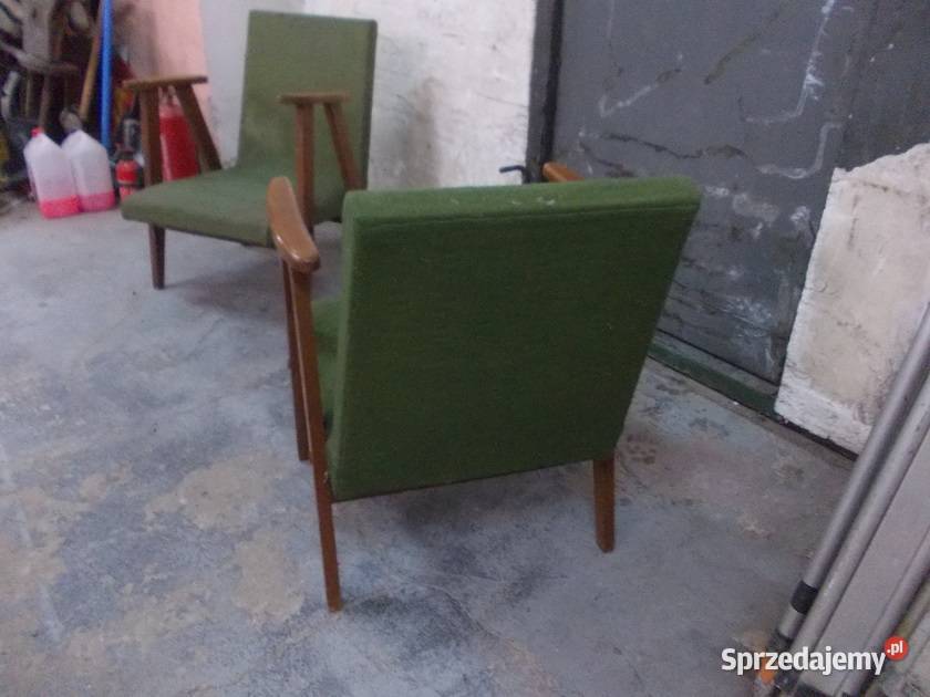 Stare fotele PRL vintage Chierowski 366 Bielsko-Biała sprzedam