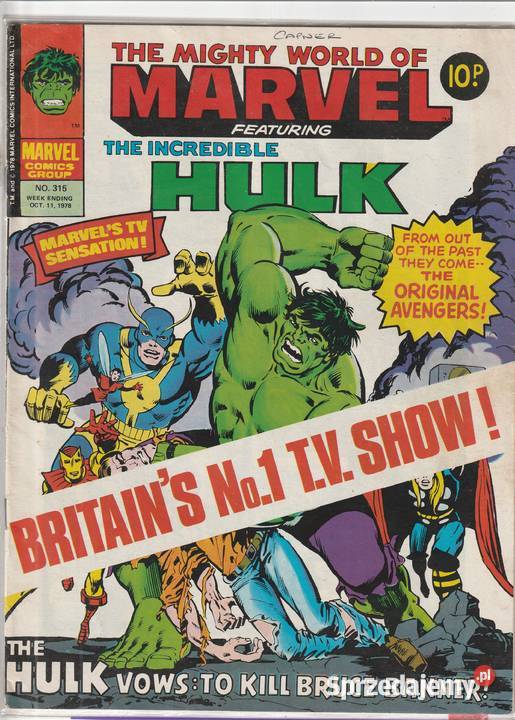 The Mighty world of Marvel 315 październik1978 Pruszków sprzedam