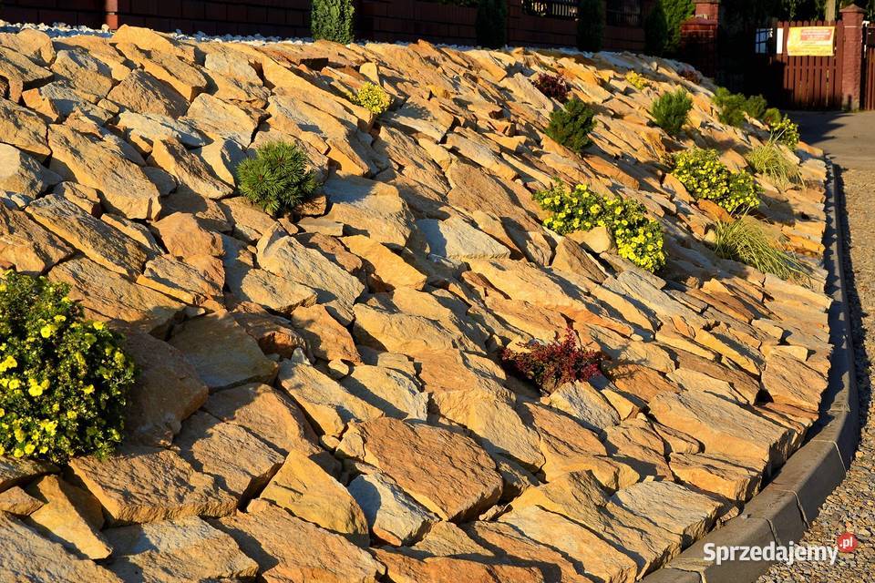 Kamień na ogrodzenie skalniak altankę grilla łódzkie Radomsko