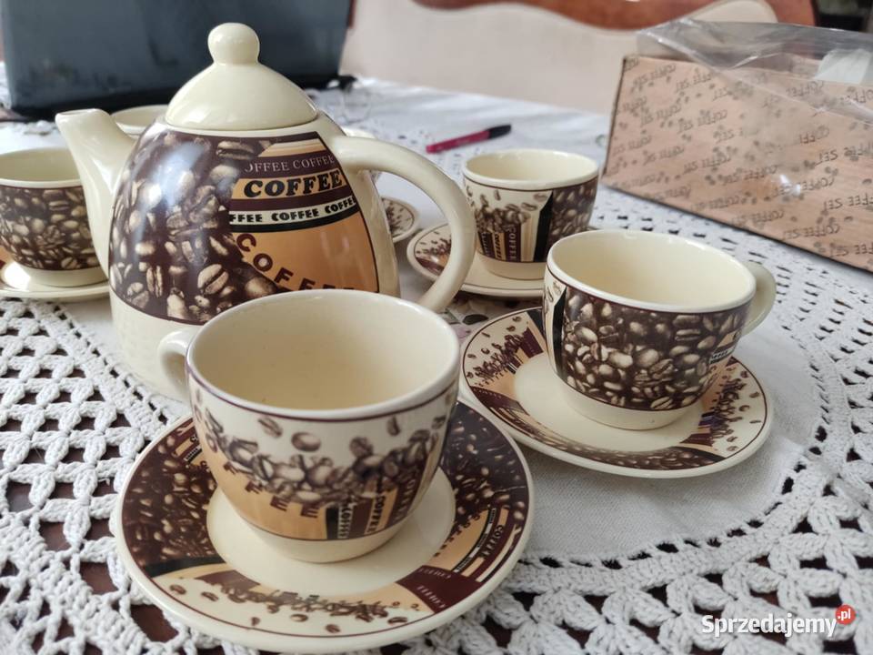 serwis ceramiczny dzbanek i filiżanki lubuskie Gorzów Wielkopolski