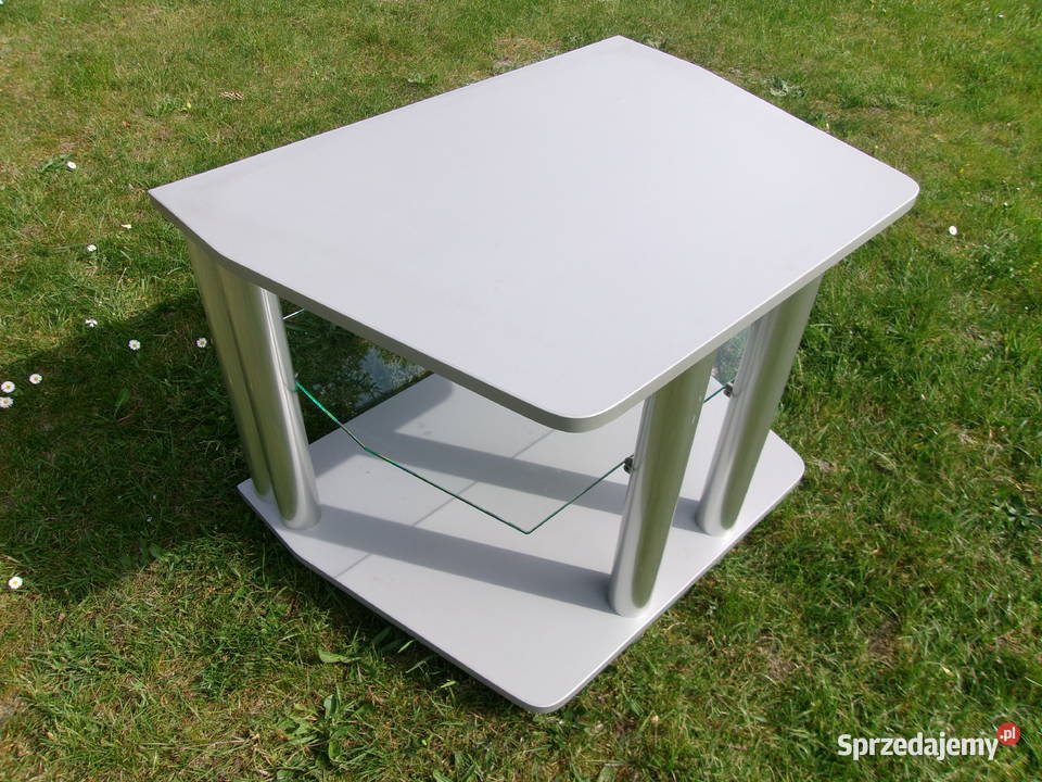 Stolik pod telewizor z czasów PRL kolor szary Legionowo