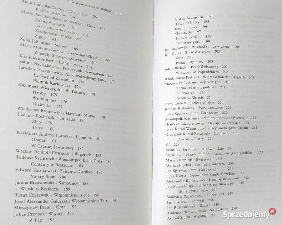 L Strofy o górach Antologia Kolbuszewski Warszawa