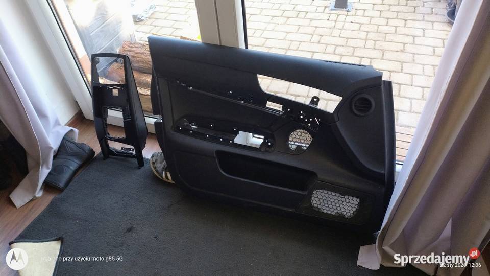 Boczek lewy przód czarny skóra Audi A6 C6 4F Rok produkcji 2007 Lubin sprzedam