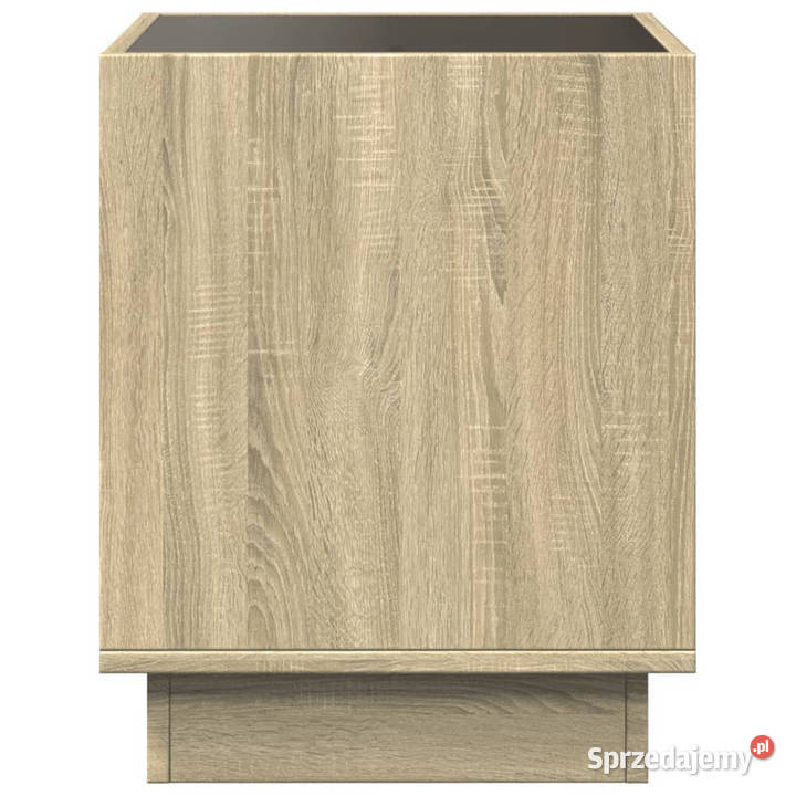 Stolik kawowy z LED Infinity dąb sonoma 50x50x50 Warszawa