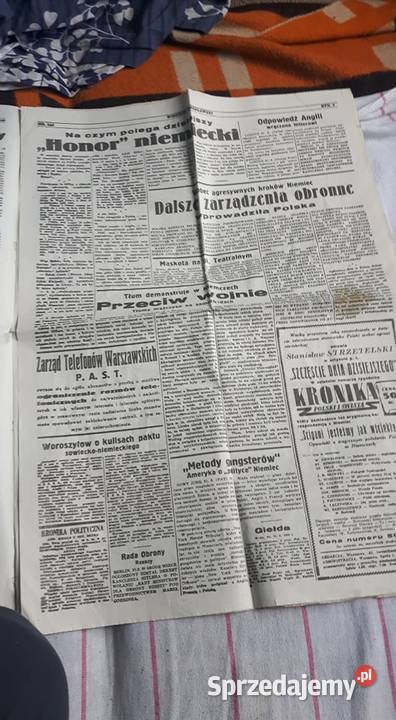 Gazeta Wieczór Warszawski 31081939 Pozostałe sprzedam