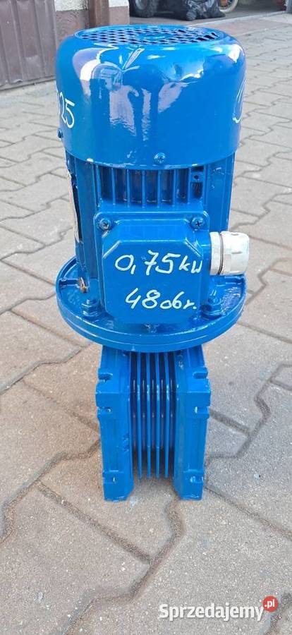 Motoreduktor 075 kW 48 obr Leszno sprzedam