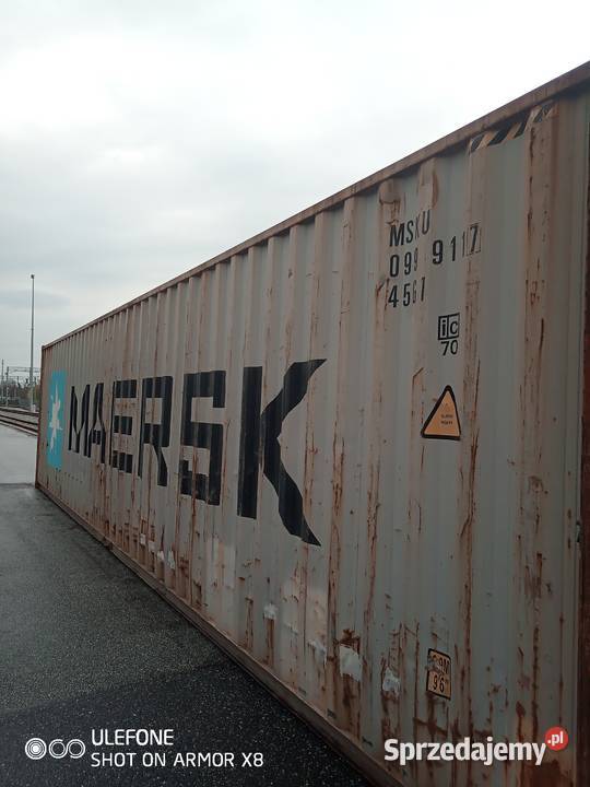Morski magazynowany kontener magazynowy 12m40HC Magazynowanie Wrocław