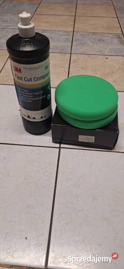 ZestawPasta 3M biały korek 2pady polerskie 3M Kraków