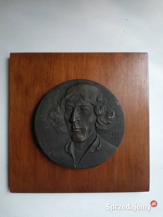 Stary medalion Mikołaj Kopernik Warszawa