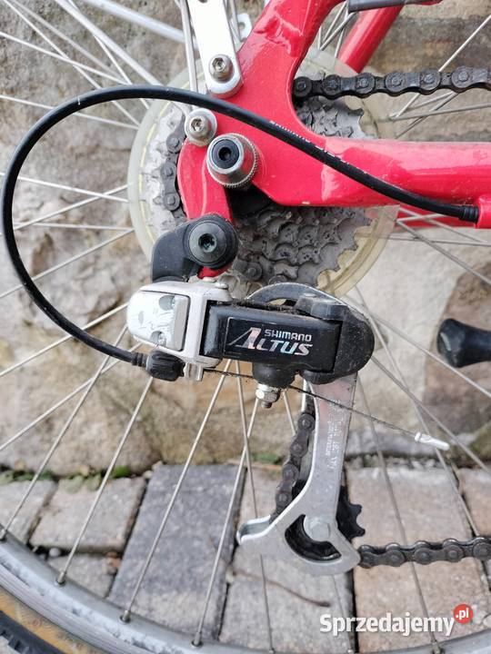 Czerwony stary rower męski Canyon active Urszulin sprzedam